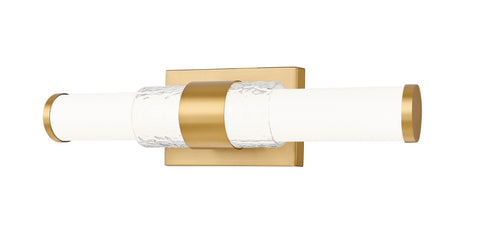 Z-Lite Egon 1 Light Vanity in Brushed Nickel Finish Model: 1015-18W-BN-LED