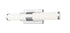 Z-Lite Egon 1 Light Vanity in Brushed Nickel Finish Model: 1015-18W-BN-LED