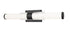 Z-Lite Egon 1 Light Vanity in Brushed Nickel Finish Model: 1015-25W-BN-LED