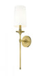 Z-Lite Emily 1 Light Wall Sconce in Brushed Nickel Finish Model: 807-1S-BN