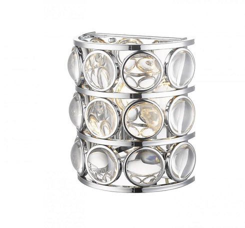Z-Lite Eternity 2 Light Wall Sconce in Chrome Finish Model: 4004-2S-CH