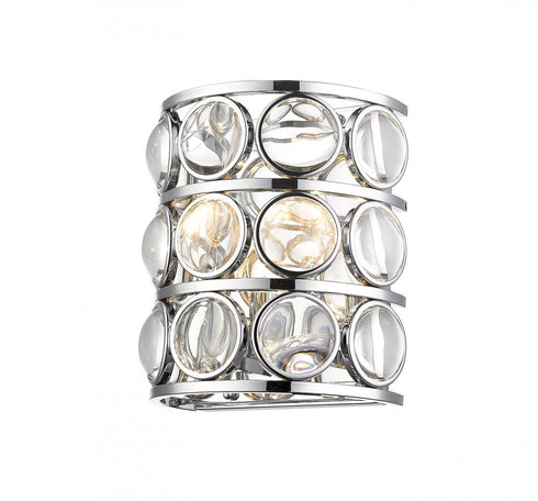 Z-Lite Eternity 2 Light Wall Sconce in Chrome Finish Model: 4004-2S-CH