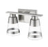 Z-Lite Ethos 2 Light Vanity in Brushed Nickel Finish Model: 1921-2V-BN-LED