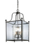 Z-Lite Fairview 6 Light Pendant in Chrome Finish Model: 176-6