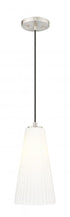 Z-Lite Farrell 1 Light Pendant in Brushed Nickel Finish Model: 3043P7-BN