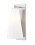 Z-Lite Farrell 1 Light Wall Sconce in Brushed Nickel Finish Model: 3043-1SL-BN