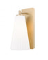 Z-Lite Farrell 1 Light Wall Sconce in Brushed Nickel Finish Model: 3043-1SS-BN