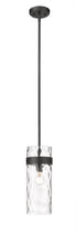 Z-Lite Fontaine 1 Light Pendant in Brushed Nickel Finish Model: 3035P6-BN