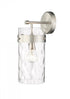 Z-Lite Fontaine 1 Light Wall Sconce in Brushed Nickel Finish Model: 3035-1SL-BN