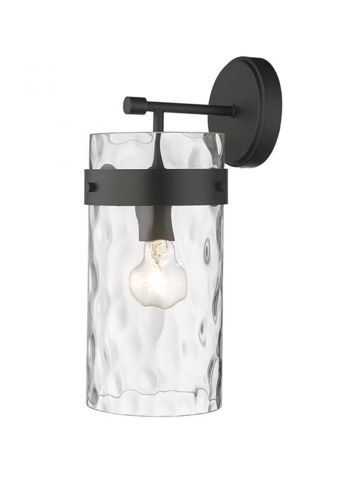Z-Lite Fontaine 1 Light Wall Sconce in Brushed Nickel Finish Model: 3035-1SL-BN