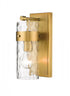Z-Lite Fontaine 1 Light Wall Sconce in Brushed Nickel Finish Model: 3035-1V-BN