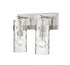 Z-Lite Fontaine 2 Light Vanity in Brushed Nickel Finish Model: 3035-2V-BN