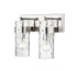 Z-Lite Fontaine 2 Light Vanity in Brushed Nickel Finish Model: 3035-2V-BN