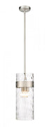 Z-Lite Fontaine 3 Light Pendant in Brushed Nickel Finish Model: 3035P9-BN
