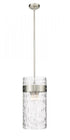 Z-Lite Fontaine 4 Light Pendant in Brushed Nickel Finish Model: 3035P12-BN