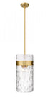 Z-Lite Fontaine 4 Light Pendant in Brushed Nickel Finish Model: 3035P12-BN