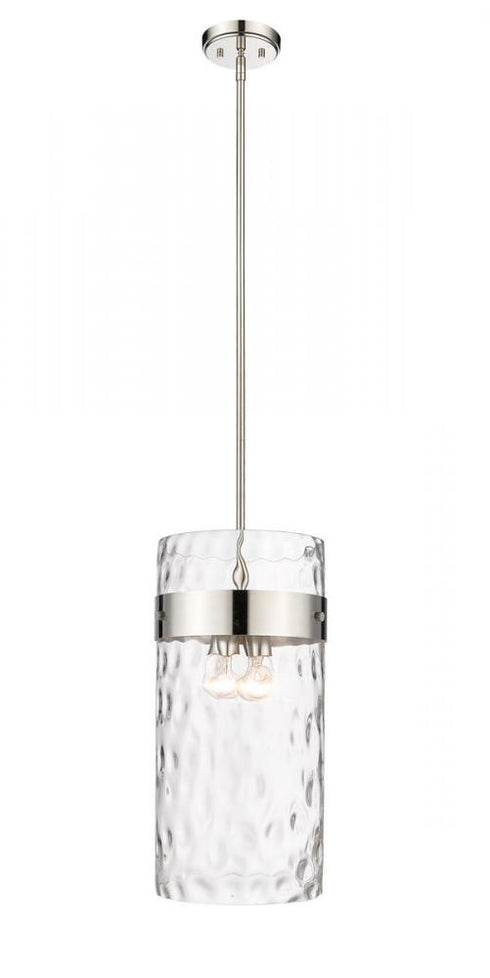Z-Lite Fontaine 4 Light Pendant in Brushed Nickel Finish Model: 3035P12-BN