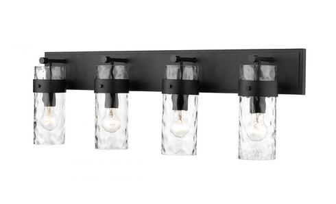 Z-Lite Fontaine 4 Light Vanity in Brushed Nickel Finish Model: 3035-4V-BN