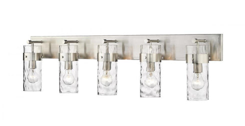 Z-Lite Fontaine 5 Light Vanity in Brushed Nickel Finish Model: 3035-5V-BN