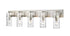 Z-Lite Fontaine 5 Light Vanity in Brushed Nickel Finish Model: 3035-5V-BN