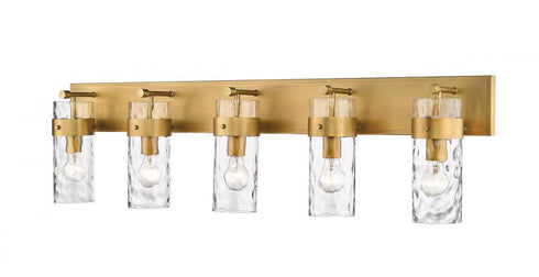 Z-Lite Fontaine 5 Light Vanity in Brushed Nickel Finish Model: 3035-5V-BN