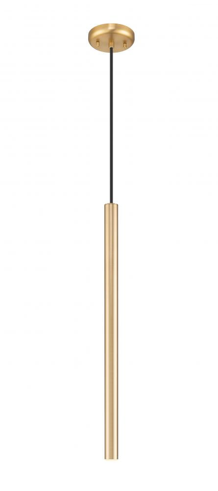 Z-Lite Forest 1 LightPendant in Brushed Nickel Finish Model: 919MP24-BN-LED