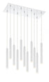 Z-Lite Forest 11 Light Chandelier in Chrome Finish Model: 917MP12-BN-LED-11LCH