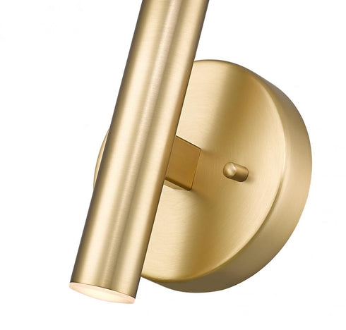 Z-Lite Forest 2 LightWall Sconce in Modern Gold Finish Model: 919S-MGLD-LED