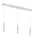Z-Lite Forest 3 Light Linear Chandelier in Brushed Nickel Finish Model: 917MP12-BN-LED-3LBN