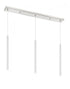 Z-Lite Forest 3 Light Linear Chandelier in Brushed Nickel Finish Model: 917MP24-BN-LED-3LBN