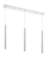 Z-Lite Forest 3 Light Linear Chandelier in Brushed Nickel Finish Model: 917MP24-BN-LED-3LBN