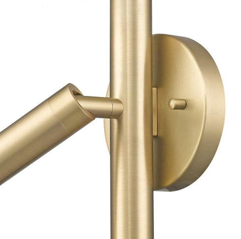 Z-Lite Forest 3 LightWall Sconce in Modern Gold Finish Model: 919-3S-MGLD-LED