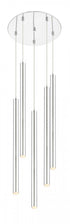 Z-Lite Forest 5 Light Chandelier in Chrome Finish Model: 917MP24-BN-LED-5RCH