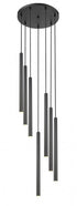 Z-Lite Forest 7 Light Chandelier in Brushed Nickel Finish Model: 919MP24-7R-BN-LED