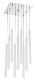 Z-Lite Forest 9 Light Chandelier in Chrome Finish Model: 917MP24-BN-LED-9SCH