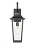 Z-Lite Gannon 1 Light Outdoor Wall Light in Black Finish Model: 5008M-BK