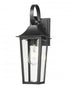 Z-Lite Gannon 1 Light Outdoor Wall Light in Black Finish Model: 5008S-BK