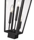 Z-Lite Gannon 3 Light Outdoor Post Mount Fixture in Black Finish Model: 5008PHBS-BK