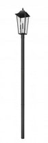 Z-Lite Gannon 3 Light Outdoor Post Mount Fixture in Black Finish Model: 5008PHXLR-5009P96-BK