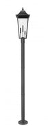 Z-Lite Gannon 3 Light Outdoor Post Mount Fixture in Black Finish Model: 5008PHXLR-567P-BK