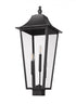 Z-Lite Gannon 3 Light Outdoor Post Mount Fixture in Black Finish Model: 5008PHXLS-BK