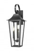 Z-Lite Gannon 3 Light Outdoor Wall Light in Black Finish Model: 5008B-BK