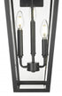 Z-Lite Gannon 3 Light Outdoor Wall Light in Black Finish Model: 5008B-BK