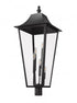Z-Lite Gannon 5 Light Outdoor Post Mount Fixture in Black Finish Model: 5008PHXXLR-BK
