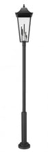 Z-Lite Gannon 5 Light Outdoor Post Mounted Fixture in Black Finish Model: 5008PHXXLR-5010P-BK
