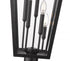 Z-Lite Gannon 5 Light Outdoor Post Mounted Fixture in Black Finish Model: 5008PHXXLR-564P-BK
