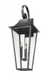 Z-Lite Gannon 5 Light Outdoor Wall Light in Black Finish Model: 5008XXL-BK