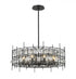 Z-Lite Garroway 9 Light Chandelier in Aged Brass Finish Model: 4007-32AGBR