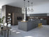 Z-Lite Geo 1 Light Pendant in Matte Black + Chrome Finish Model: 918MP-MB-CH