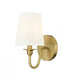 Z-Lite Gianna 1 Light Wall Sconce in Matte Black Finish Model: 7509-1S-MB